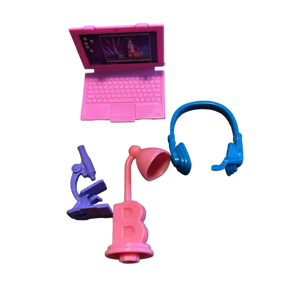 Barbie Stacies Room Space Discovery Replacements Telescope Laptop Microscope